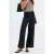 Hoge Taille Rechte Broek met Ceintuur