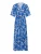 b.young Jurk ‘BYIkaya’  blauw / wit
