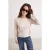 TRENDYOLMİLLA Dames Beige Effen Lang Regular fit Modest T-shirt