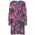 Rich & Royal Printed Dress With Knit Details Ecovero Midnight Blue