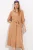 Textured Midi-jurk met Strik