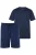 Men Plus Pyjama kort  navy