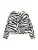 MANGO Trui ‘CEBRINA’  zwart / wit