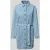 Calvin Klein Jeans Mini-jurk in Denimlook met platte kraag