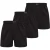 Lyle & Scott Gewone boxershorts voor heren (3-pack) (Zwart)