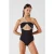 Karl Lagerfeld Hotel Karl Rib Rio Swimsuit Black