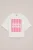 WE Fashion – Meisjes oversized T-shirt met print – Oversized – Koraalroze – Katoen –