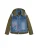 Desigual Tussenjas ‘Stitch™’  blauw / olijfgroen