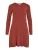 VILA Gebreide jurk ‘HELLIE ‘  roestbruin