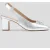 LK Bennett Oc Louise Ballerina Sling Silver