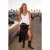 TRENDYOLMİLLA Dames Wit Effen Mouwloos Regular fit Blouses