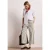 Street One Dames Wide Legs broek in casual pasvorm met strepen in Beige