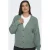 ONLY CARMAKOMA vest groen gebreid