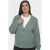 ONLY CARMAKOMA vest groen gebreid