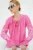 Geborduurde Blouse met Strikdetail