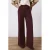 Mango high waist flared jeans donkerrood