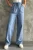 Elastische Taille Rechtlopende Katoenen Broek