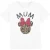 Disney Kinderen/kinderen mama minnie mouse luipaardprint moederdag t-shirt