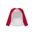 T-shirt regular fit lange mouwen raglan met contrasterende mouwen en logo patch dames s.Oliver