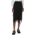 Moschino Layer Up CrÊpe De Chine Midi Skirt Black