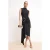 Damesjurk, plat model, mouwloos, chic/nacht