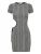 Sável Jurk ‘MIELLE MINI DRESS’  grijs / zwart