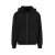 Gewassen zware hooded sweatshirt met rits Build Your Brand Stonewash