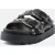 Buffalo Raya Ari West Leren Dames Zwarte Sandalen