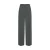 Mos Mosh straight high waist pantalon grijsgroen