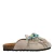 DWRS Sakai suède clogs met franjes – beige