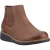 Hush Puppies Leonie Leren Damesschoenen Bruine Platte Chelsea Laarzen
