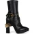 Moschino Vitello Nero Ankle Boots Vitello Nero