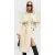 AllSaints Clyde Trench Ecru White