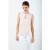 Mouwloze top met sleutelgatdetail