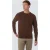No Excess Pullover Crewneck 2 Coloured Chenille Brown