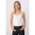 TRENDYOLMİLLA Dames Wit Effen Mouwloos Regular fit Blouses