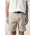 Mango Man slim fit denim short – lichtbeige