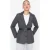 TRENDYOLMİLLA Dames Grijs Effen Lang Regular fit Blazers