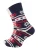 Cotton Prime Sokken  navy / rood / wolwit