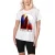 Superman T-shirt met ‘Look Up’-poster voor dames (Wit)