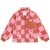 Tumble ’n Dry geruite teddy jas – roze