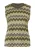 COMMA Shirt  beige / groen / zwart / wit