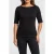 Calvin Klein Half Sleeve Supima Boat Top Black