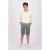 Vingino sweater Nijo met backprint ecru/zwart