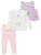 Lily & Jack Set ‘ Vogel ‘  lila / pink / wit