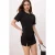 TRENDYOLMİLLA Dames Zwart Effen Kort / Mini Kort Bodycon Jurken