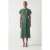 LK Bennett Agnes Ribbon Midi Dress Blue