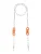 Cheeky Chain Munich Ketting ‘Clara’  poederroze / zilver
