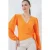 Textuur V-hals Blouse met Pompom en Striksluiting
