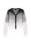 faina Gebreid vest  grijs / zwart / wit